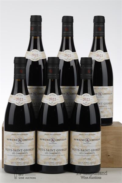 NUITS ST GEORGES LES CHAIGNOTS 2022 - Robert Chevillon  - 6 Bottles