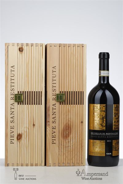 BRUNELLO DI MONTALCINO PIEVE DI SANTA RESTITUTA 2011 - Gaja - 2 Magnums - Owc 1