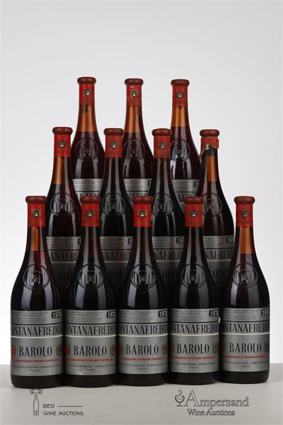 BAROLO 1974 - Fontanafredda - 12 Bottles