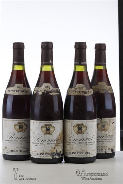 POMMARD GRANDS EPENOTS 1982 - Reine Pedauque - 4 Bottles
