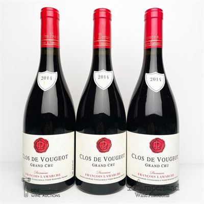 CLOS DE VOUGEOT 2014 - François Lamarche - 3 Bottles