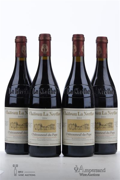 CHATEAUNEUF DU PAPE LA NERTHE 2004 - La Nerthe - 4 Bottles