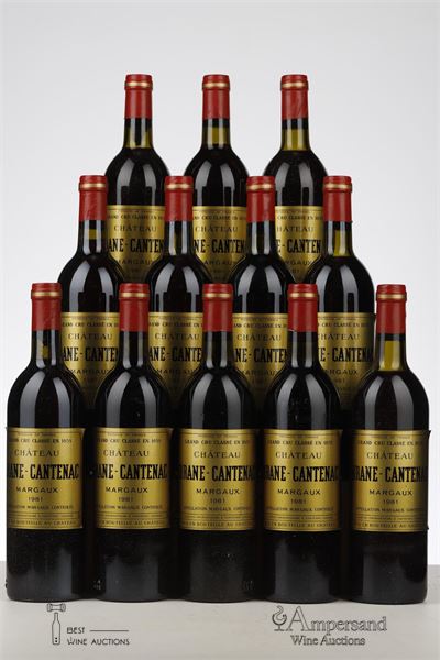BRANE CANTENAC 1981 - Mc - 12 Bottles - Owc 12