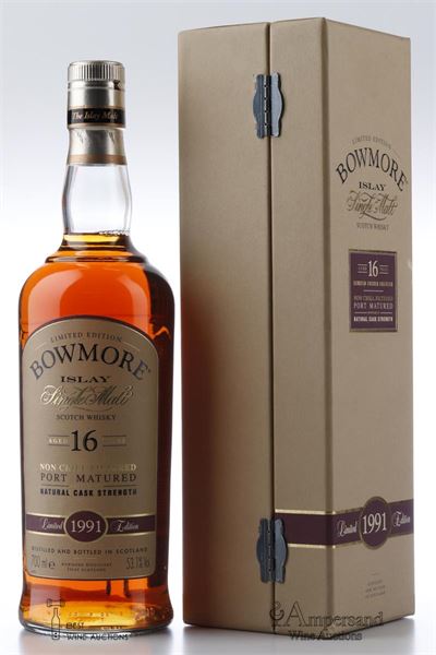 1991 BOWMORE 16 Y PORT MATURED - 1 Bottle - Oc 1