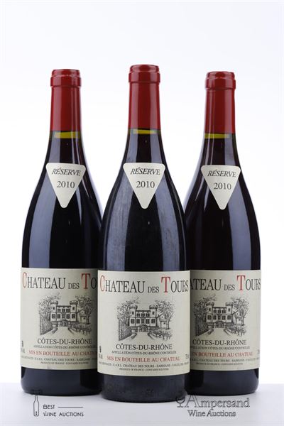 CHATEAU DES TOURS 2010 - Reynaud - 3 Bottles