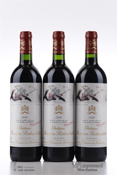 MOUTON ROTHSCHILD 1996 - Mc - 3 Bottles
