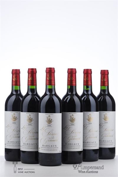 LA SIRENE DE GISCOURS 1994 - Mc - 6 Bottles