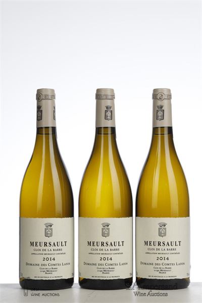 MEURSAULT CLOS DE LA BARRE 2014 - Comtes Lafon - 3 Bottles