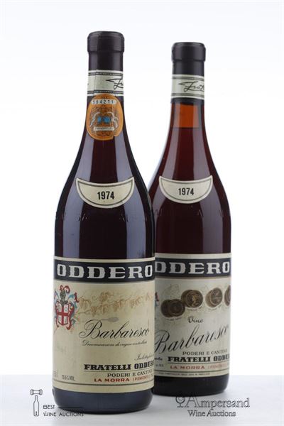 BARBARESCO 1974 - Oddero - 2 Bottles
