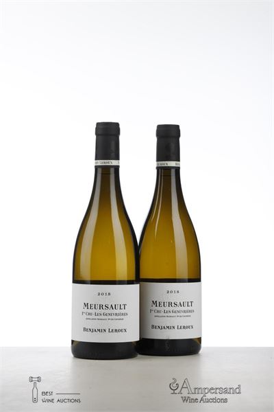 MEURSAULT LES GENEVRIERES 2018 - Benjamin Leroux - 2 Bottles