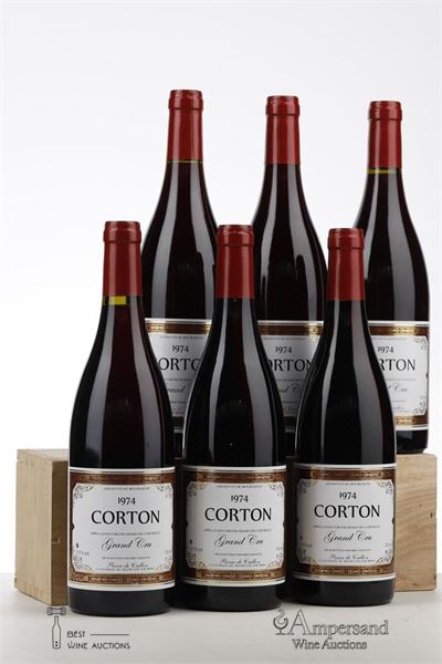 CORTON 1974 - Pierre de Crillon - 6 Bottles - Oc 6