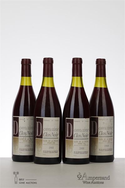 CLOS DE LA ROCHE 1988 - Domaine Clos Noir - Ph. Batacchi - 4 Bottles