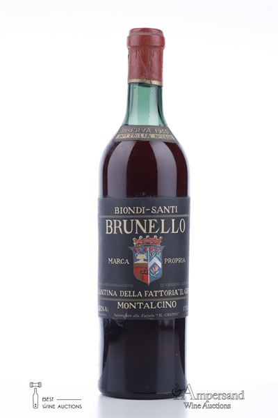 BRUNELLO DI MONTALCINO RISERVA 1955 - Biondi Santi - 1 Bottle