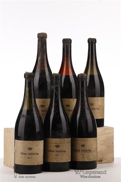 CHATEAUNEUF DU PAPE 1923 - MB - 6 Bottles