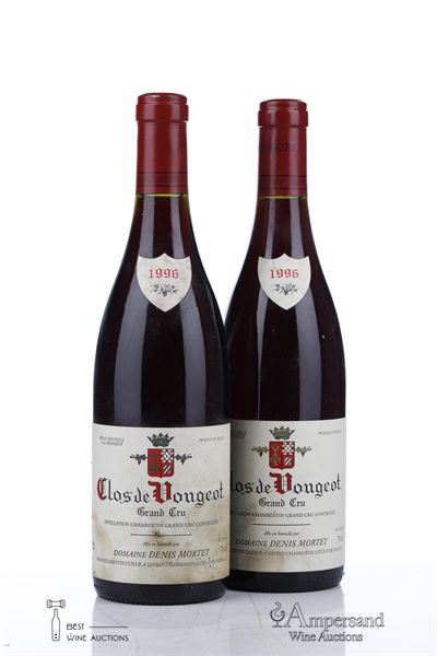 CLOS DE VOUGEOT 1996 - Denis Mortet - 2 Bottles