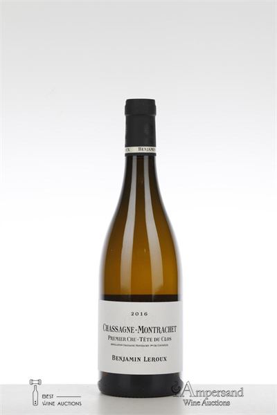 CHASSAGNE MONTRACHET BLANC TETE DU CLOS 2016 - Benjamin Leroux - 1 Bottle