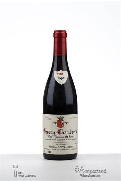GEVREY CHAMBERTIN LAVAUX ST JACQUES 2001 - Denis Mortet - 1 Bottle