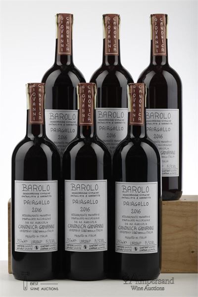 BAROLO PAIAGALLO 2016 - Canonica Giovanni - 6 Bottles