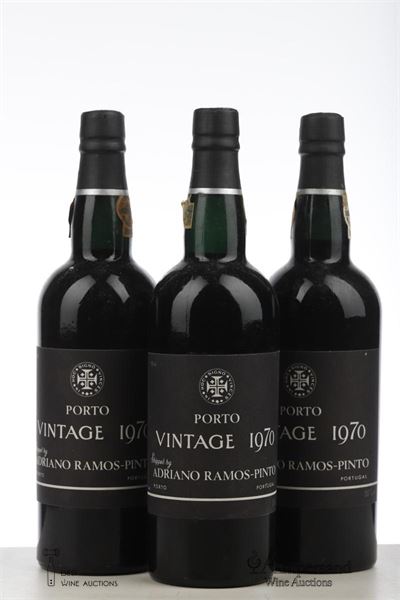RAMOS PINTO VINTAGE PORT 1970 - Adriano Ramos Pinto - 3 Bottles