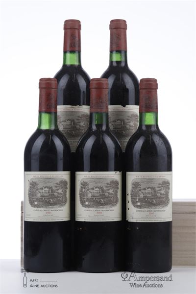 LAFITE ROTHSCHILD 1983 - Mc - 5 Bottles