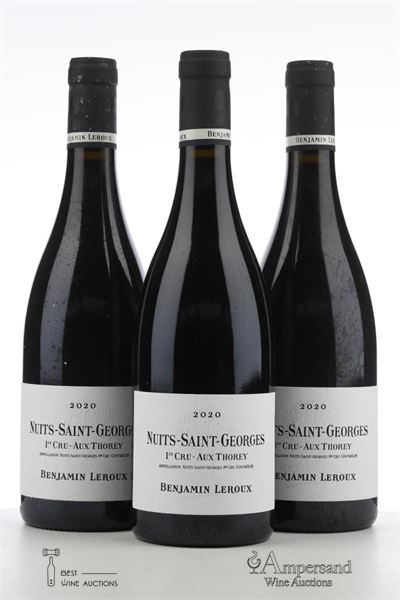 NUITS ST GEORGES AUX THOREY 2020 - Benjamin Leroux - 3 Bottles