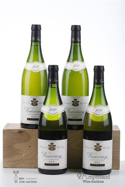 VOUVRAY SEC DOMAINE DU CLOS NAUDIN 2010 - Philippe Foreau - 4 Bottles