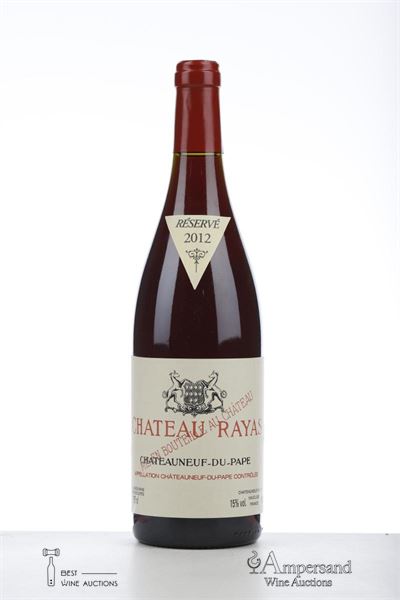 CHATEAUNEUF DU PAPE RAYAS 2012 - Reynaud - 1 Bottle
