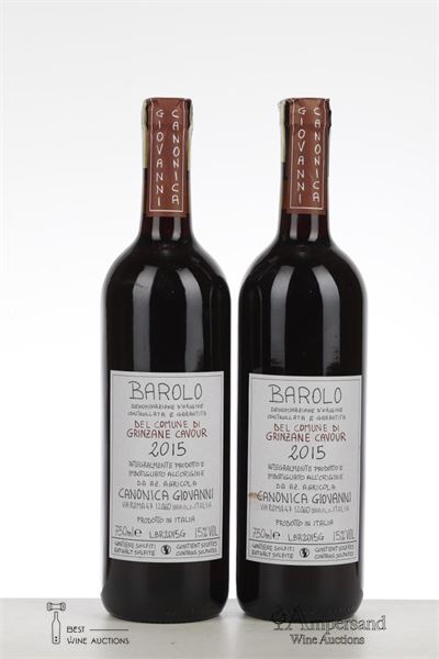 BAROLO DEL COMUNE GRINZANE CAVOUR 2015 - Canonica - 2 Bottles