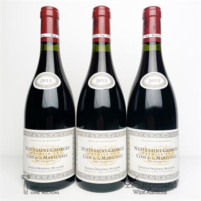 NUITS ST GEORGES CLOS DE LA MARECHALE 2013 - Jacques Frederic Mugnier - 3 Bottles