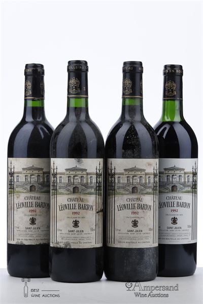 LEOVILLE BARTON 1992 - Mc - 4 Bottles