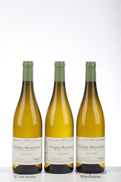 PULIGNY MONTRACHET SOUS LE PUITS 2017 - Verget - 3 Bottles