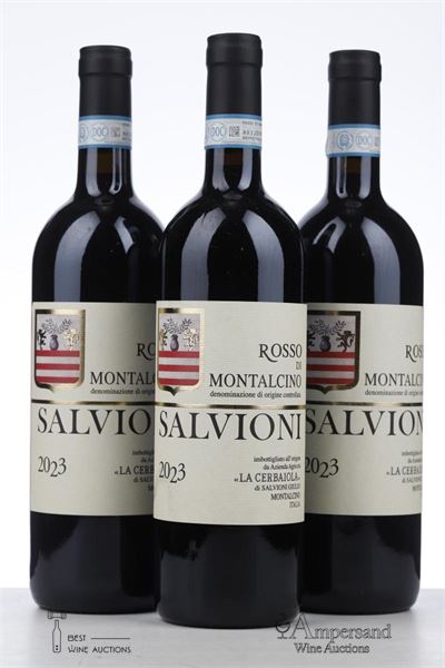 ROSSO DI MONTALCINO LA CERBAIOLA 2023 - Salvioni - 3 Bottles