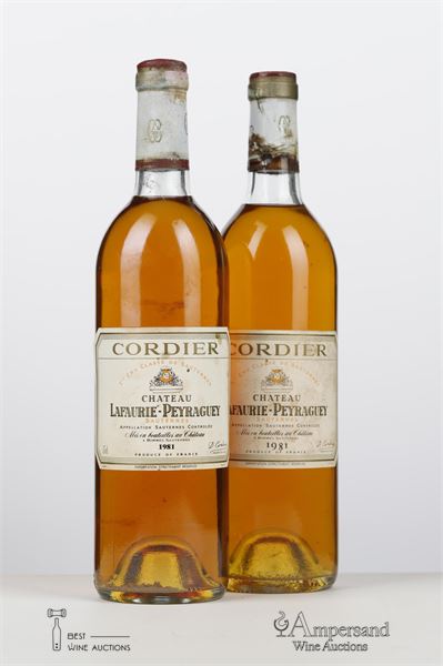 LAFAURIE PEYRAGUEY 1981  - 2 Bottles