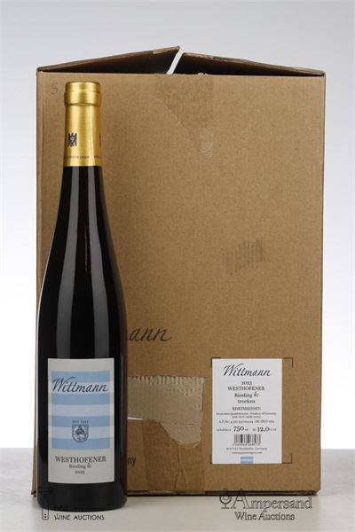 RIESLING WESTHOFENER 1G 2023 - Wittmann - 12 Bottles - Oc 12