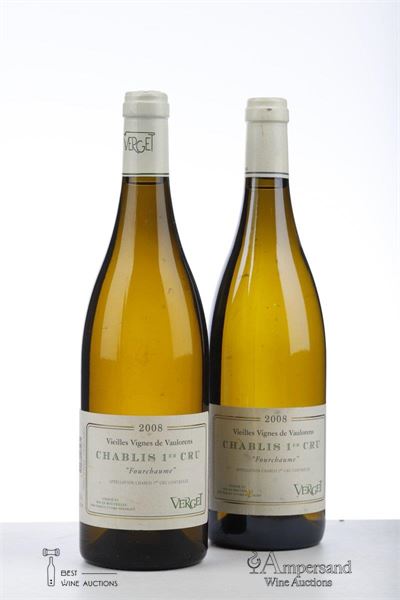 CHABLIS FOURCHAUME VIEILLES VIGNES DE VAULORENS 2008 - Verget - 2 Bottles