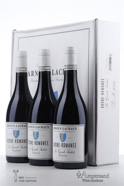 VOSNE ROMANEE LES GRANDS SUCHOTS 2018 - Arnoux Lachaux - 3 Bottles - Oc 3