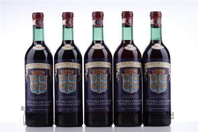 BRUNELLO DI MONTALCINO RISERVA 1962 - Barbi - 10 Bottles