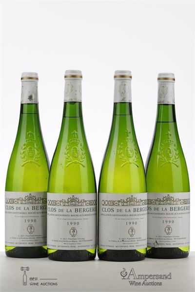 CLOS DE LA BERGERIE 1990 - Nicolas Joly - 4 Bottles