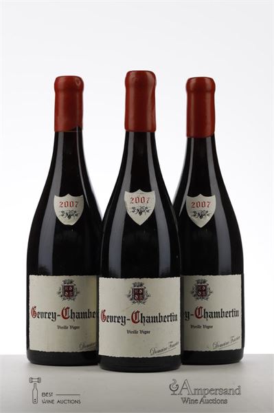 GEVREY CHAMBERTIN VIEILLE VIGNE 2007 - Fourrier - 3 Bottles