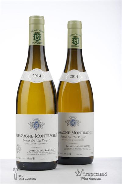 CHASSAGNE MONTRACHET BLANC LES VERGERS 2014 - Ramonet - 2 Bottles