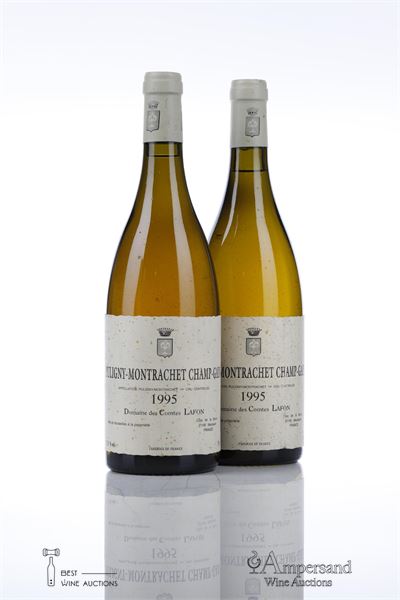 PULIGNY MONTRACHET CHAMP GAIN 1995 - Comtes Lafon - 2 Bottles