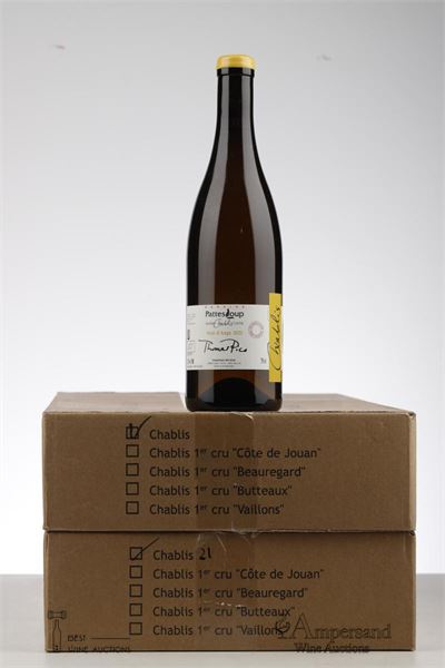 CHABLIS VENT D'ANGE 2021 - Domaine Pattes Loup - 12 Bottles