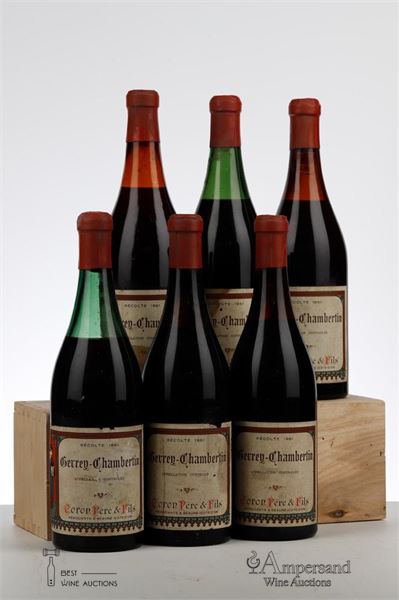 GEVREY CHAMBERTIN 1961 - Coron - MB - 6 Bottles