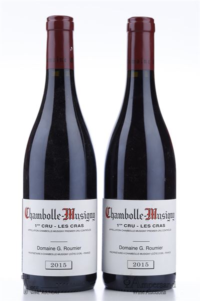 CHAMBOLLE MUSIGNY LES CRAS 2015 - Georges Roumier - 2 Bottles