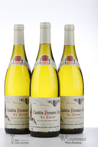 CHABLIS LA FOREST 2020 - Dauvissat - 3 Bottles