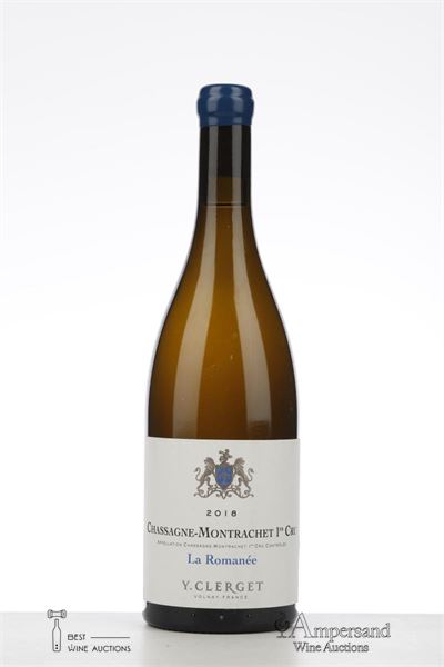 CHASSAGNE MONTRACHET BLANC LA ROMANEE 2018 - Yvon Clerget - 1 Bottle