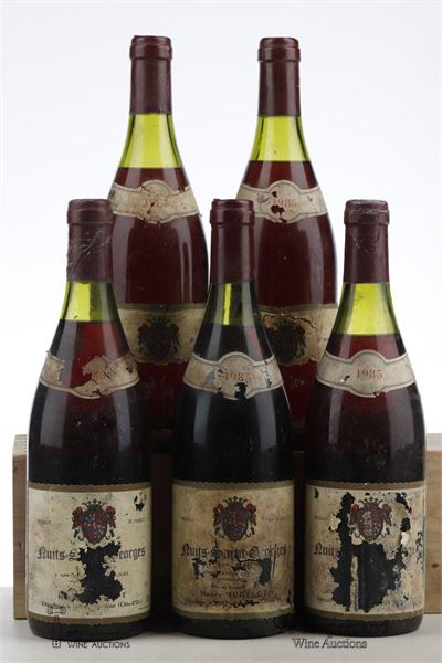 NUITS ST GEORGES 1985 - Henry Hudelot - 5 Bottles