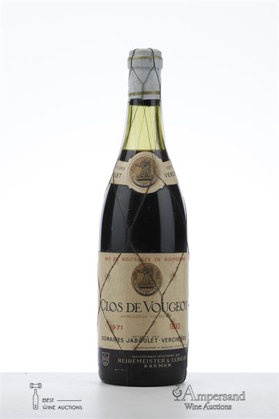 CLOS VOUGEOT 1971 - Jaboulet Vercherre - 1 Bottle
