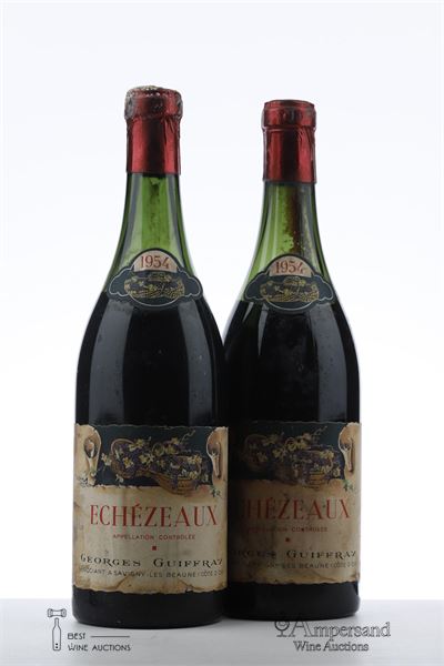 ECHEZEAUX 1954 - Georges Guiffray - 2 Bottles