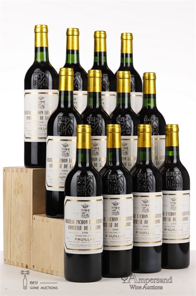 PICHON COMTESSE 1990 - Mc - 12 Bottles - Owc 12